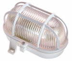 as-Schwabe 56112 Oval-Leuchte 60W, weiß, Fassung E27 ***NEU***