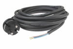 as-Schwabe 70530 Bohrmaschinen-Anschlussleitung, schwarz, 5 m H05RN-F 2x1,0 ***NEU***