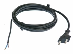 as-Schwabe 70642 Euro-Anschlussleitung, schwarz, 1,5m H03VVH2-F 2x0,75  ***NEU***