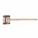 TRIUSO 6HSV Holzschlegel 6kg mit Flacheisen