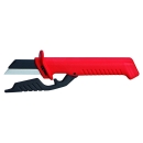 KNIPEX 0303351 Kabelmesser, 50mm, gerade, Kunststoff, Schutzisoliert 1000V, VDE geprüft, ***NEU***