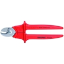 KNIPEX 0303412 Kabelschere, mechanisch Einhand, Ø16mm, 70mm², L230mm, VDE geprüft ***NEU***