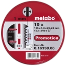 METABO Inox Trennscheiben 115x 1,0, 10 Stück in Blechdose ***NEU***