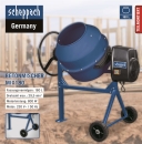 Scheppach Betonmischer Mix 180 L Mörtelmischer Zementmischer Betonmischmaschine