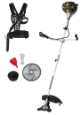 TEXAS Freischneider Rasentrimmer Motorsense Benzin 4 Takt BC358D Profi 3in1