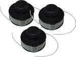 Matrix 3x Ersatzteil Fadenspule komplett für Rasentrimmer BMS 900 5m 2,4mm
