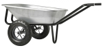 HAEMMERLIN Großmuldenkarre Zweirad Schubkarre Expert Twin Premium 150l 200kg