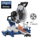 Scheppach Kappsäge Gehrungssäge Zugsäge HM140L mit 2. Sägeblatt Laser 2000W