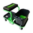 ZIPPER ZI-MHKW5 mobiler Montagehocker Hocker Sitz gepolstert mit Waschbehälter