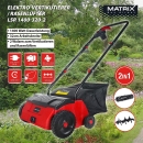 MATRIX Vertikutierer Rasenlüfter elektro LSR 1400-320-2 2in1 1400W 32cm 230V